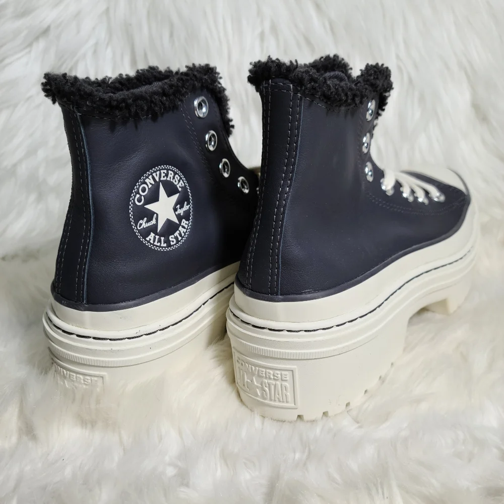 Converse Chuck Taylor All Star High Top Black White Women 7 / Men 5 NEW - Picture 3 of 7